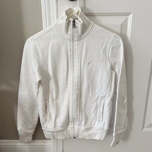 POLO Ralph Lauren Women’s S White Full-Zip Stand Collar Jacket